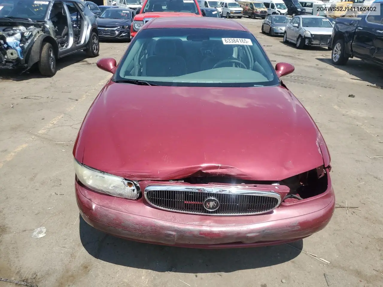2004 Buick Century Custom VIN: 2G4WS52J941162402 Lot: 63384165