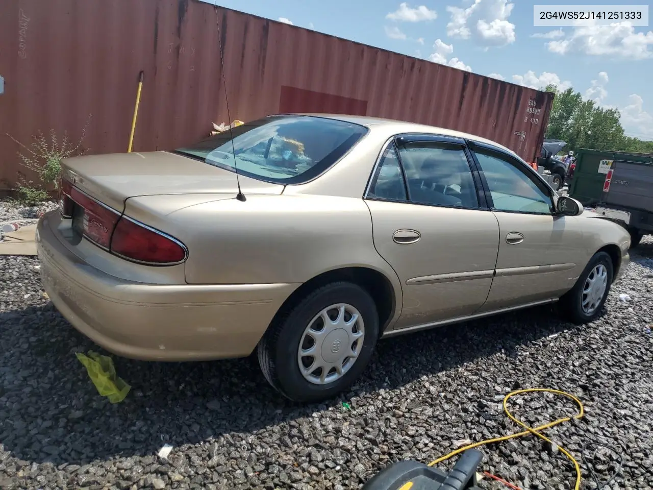 2004 Buick Century Custom VIN: 2G4WS52J141251333 Lot: 63801815