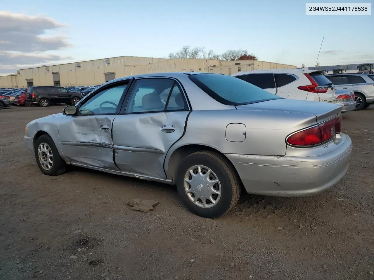2004 Buick Century Custom VIN: 2G4WS52J441178538 Lot: 77120344