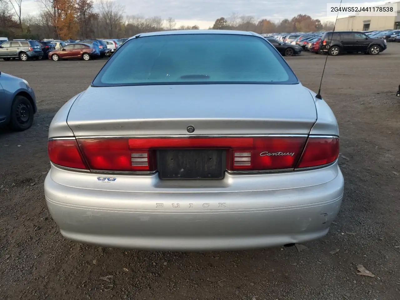 2004 Buick Century Custom VIN: 2G4WS52J441178538 Lot: 77120344