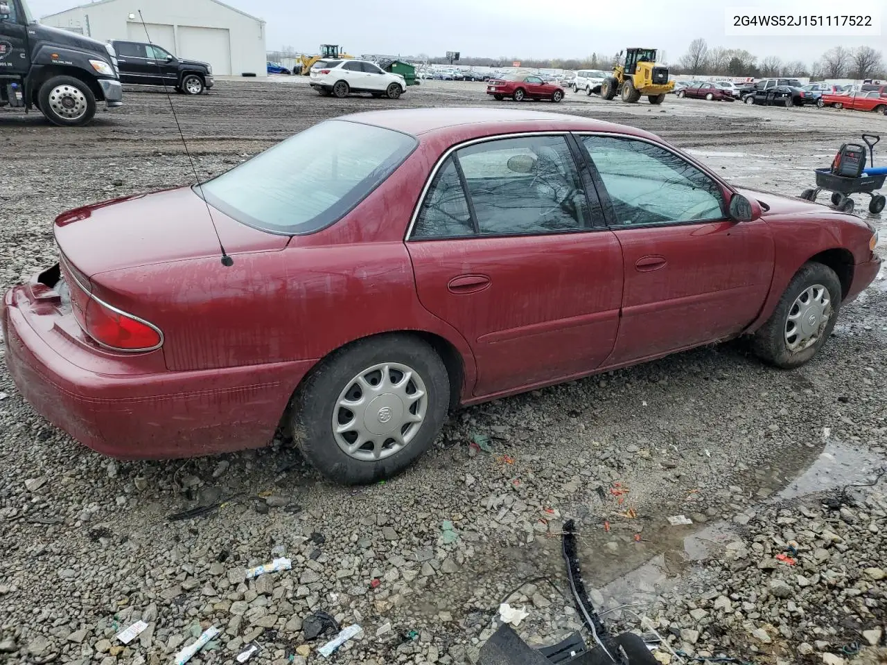 2005 Buick Century Custom VIN: 2G4WS52J151117522 Lot: 52047915