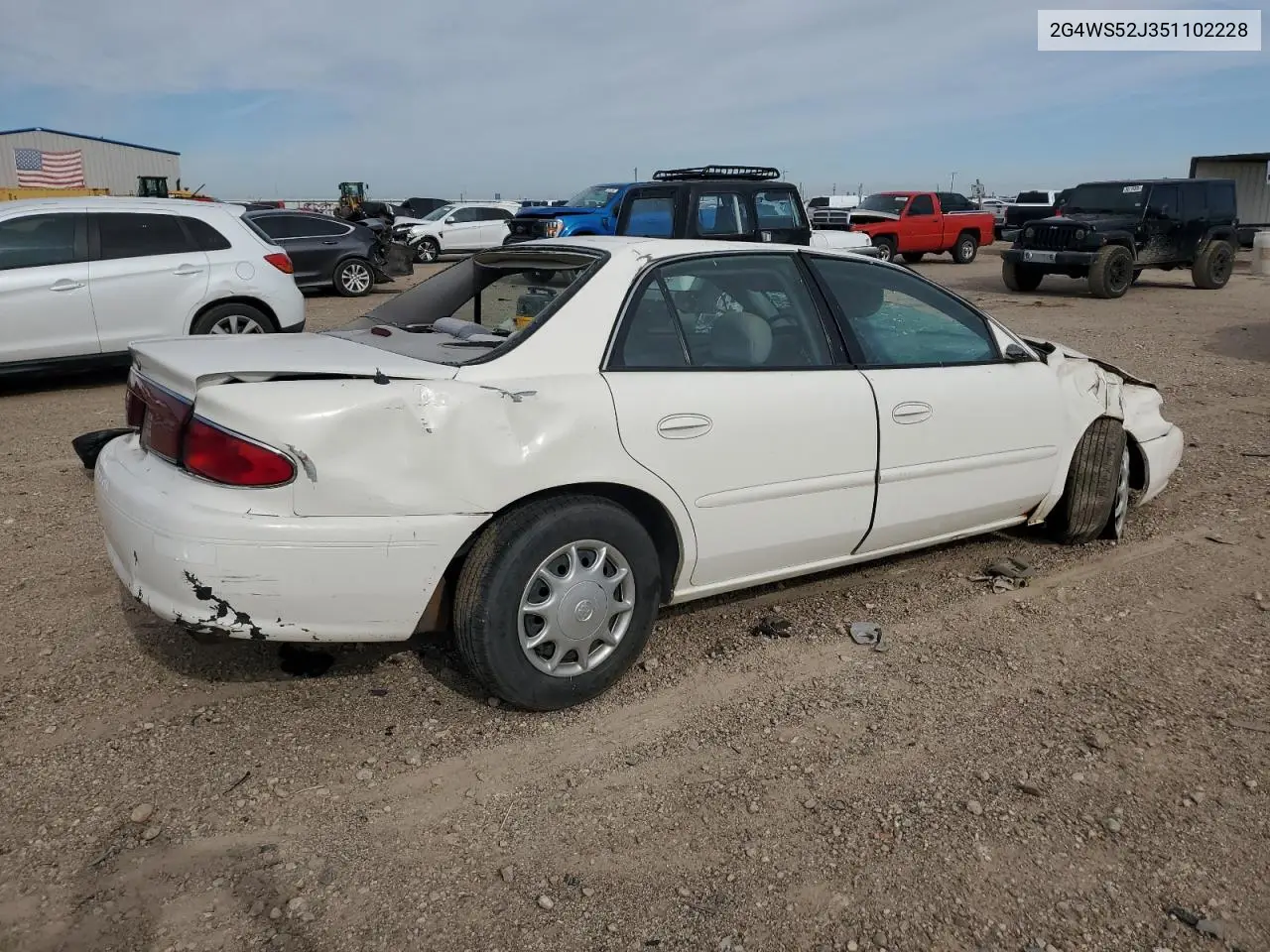 2005 Buick Century Custom VIN: 2G4WS52J351102228 Lot: 54126565