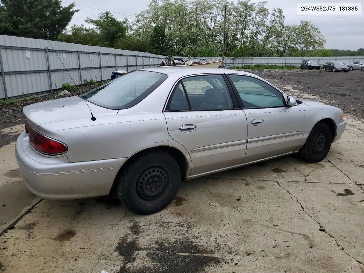 2005 Buick Century Custom VIN: 2G4WS52J751181385 Lot: 55843145