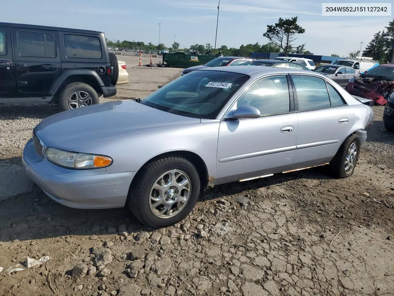 2005 Buick Century Custom VIN: 2G4WS52J151127242 Lot: 60272545