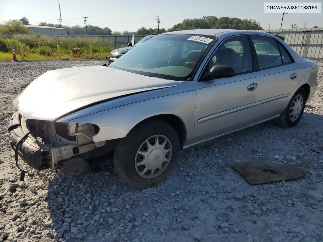 2005 Buick Century Custom VIN: 2G4WS52J851183159 Lot: 61682835