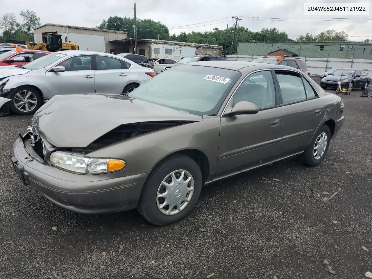 2005 Buick Century Custom VIN: 2G4WS52J451121922 Lot: 63006975