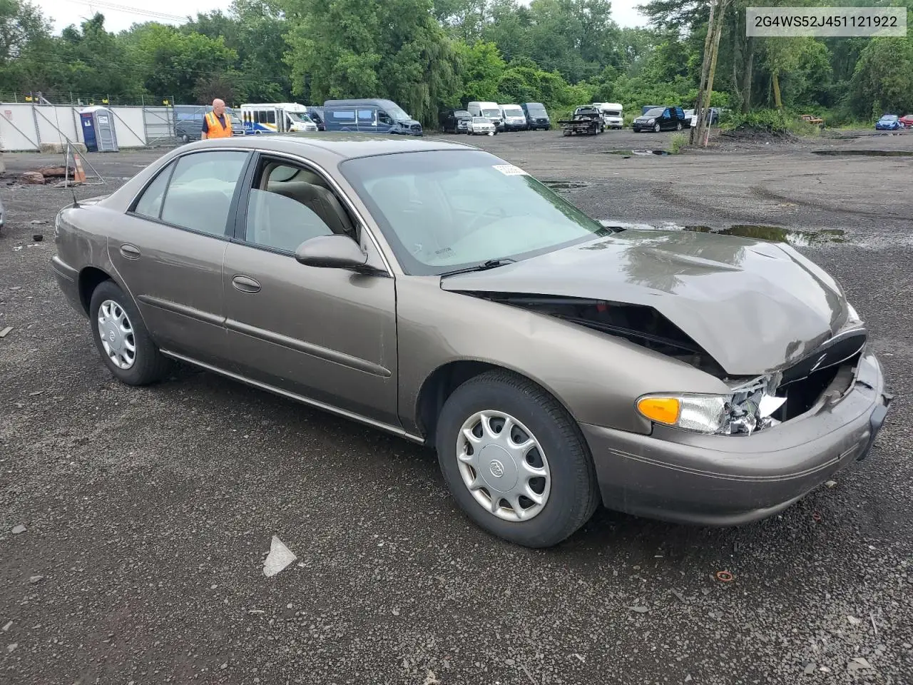 2005 Buick Century Custom VIN: 2G4WS52J451121922 Lot: 63006975