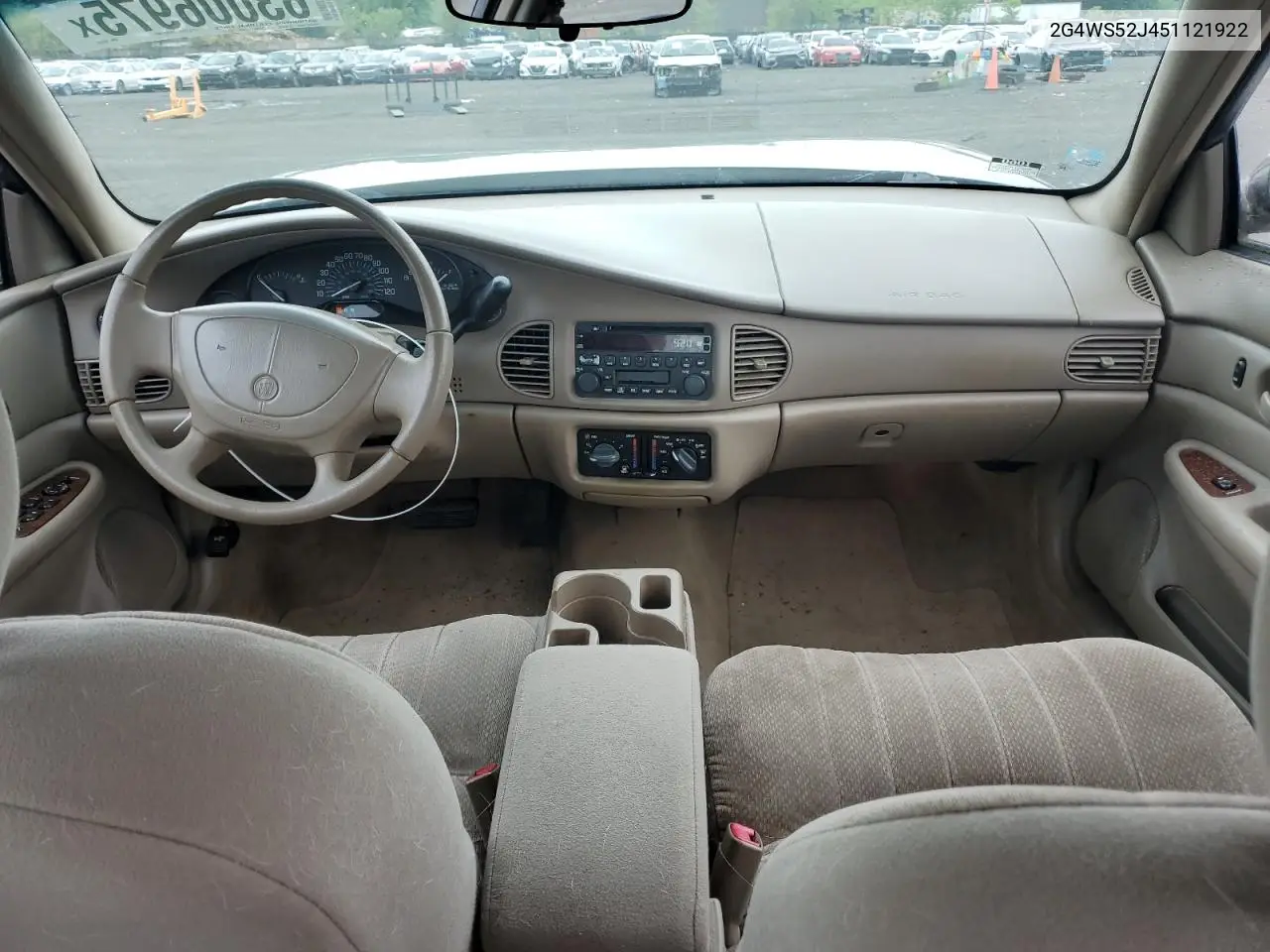 2005 Buick Century Custom VIN: 2G4WS52J451121922 Lot: 63006975