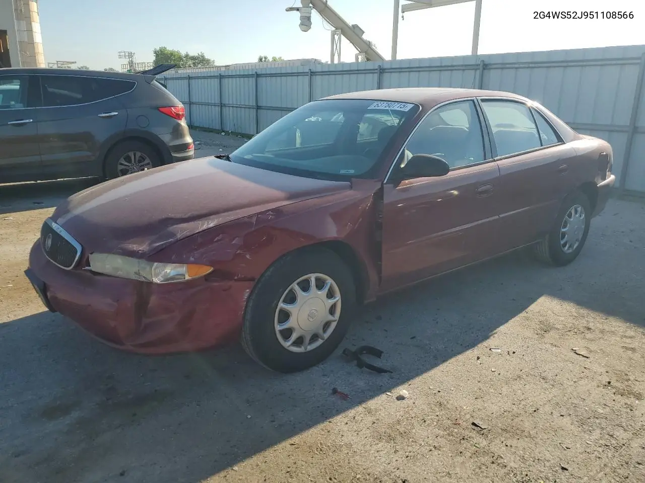 2005 Buick Century Custom VIN: 2G4WS52J951108566 Lot: 63780715