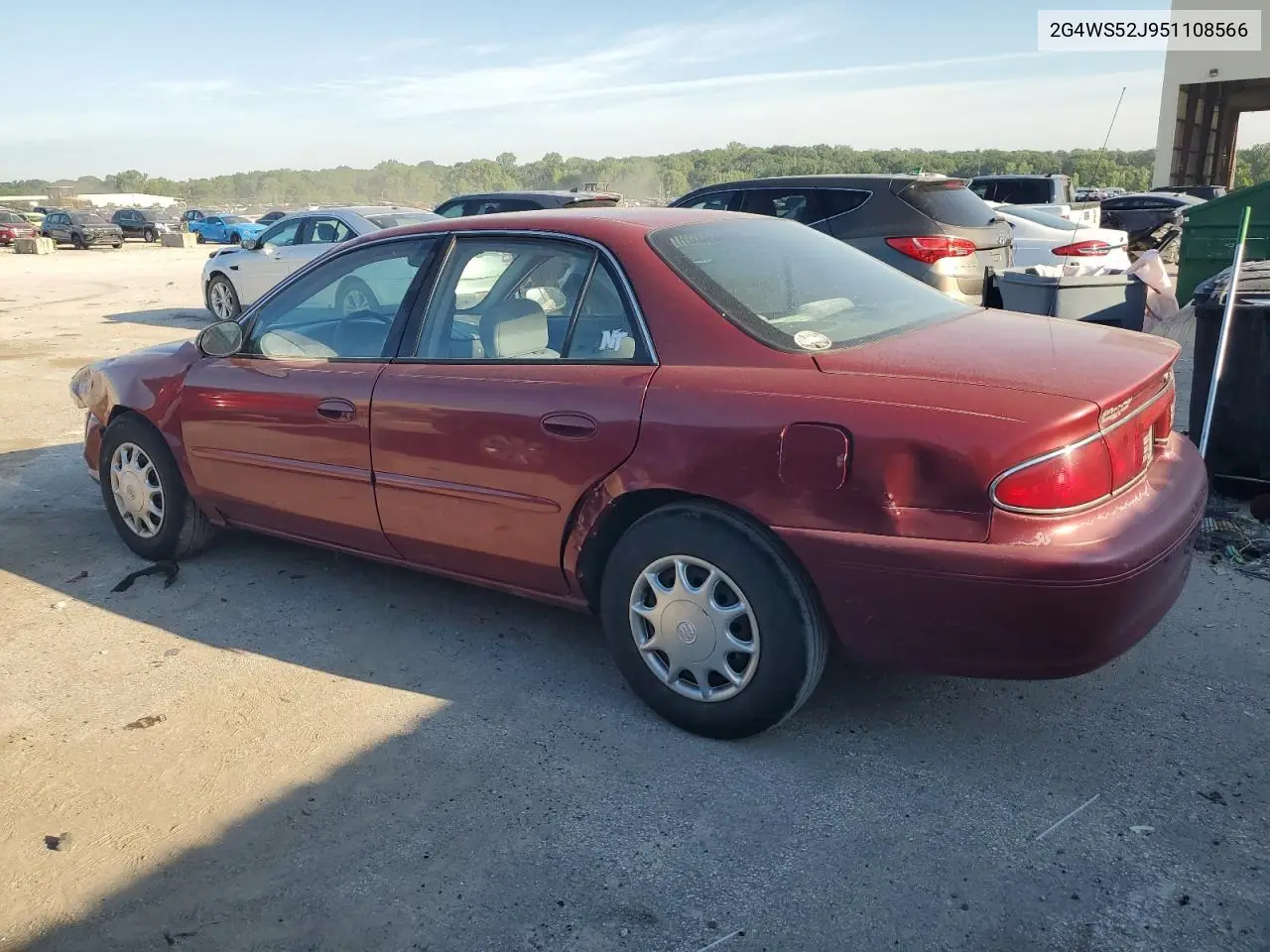 2005 Buick Century Custom VIN: 2G4WS52J951108566 Lot: 63780715