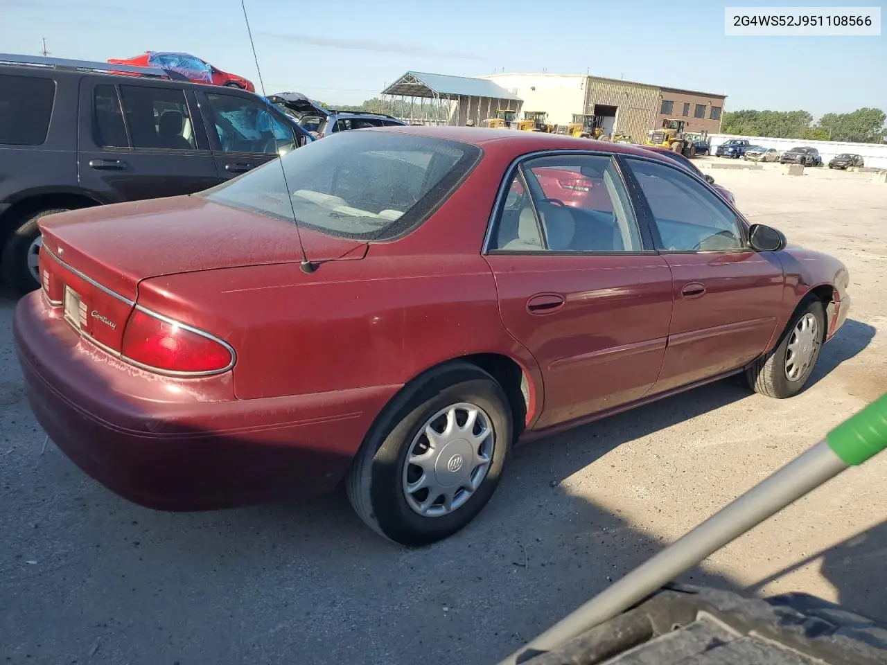 2005 Buick Century Custom VIN: 2G4WS52J951108566 Lot: 63780715