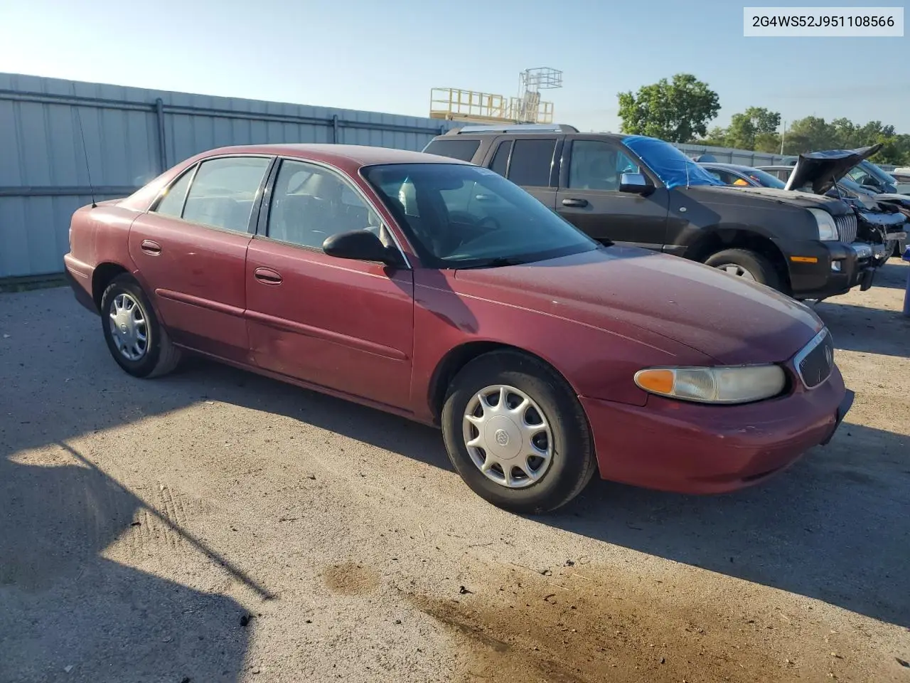 2005 Buick Century Custom VIN: 2G4WS52J951108566 Lot: 63780715