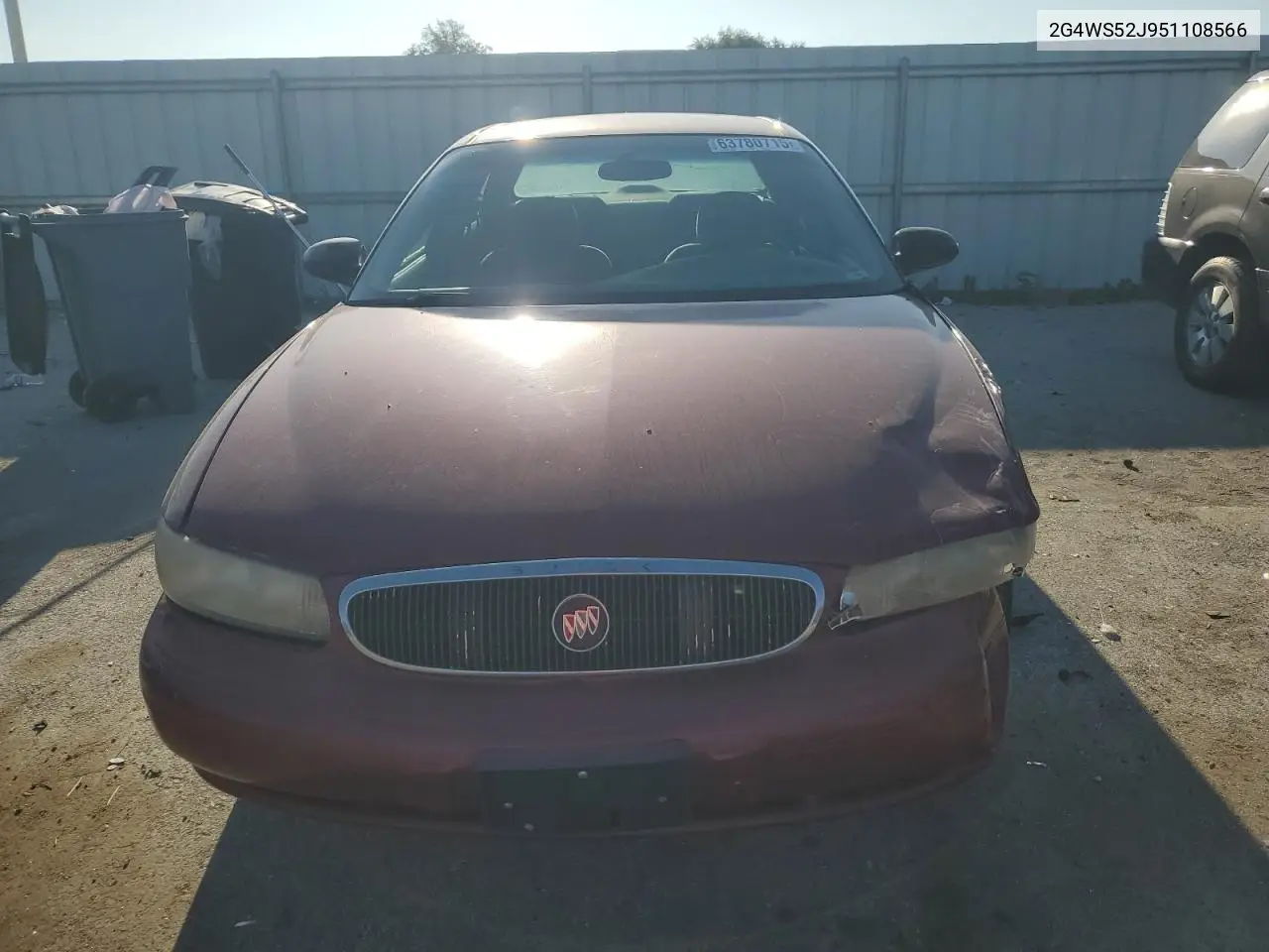 2005 Buick Century Custom VIN: 2G4WS52J951108566 Lot: 63780715