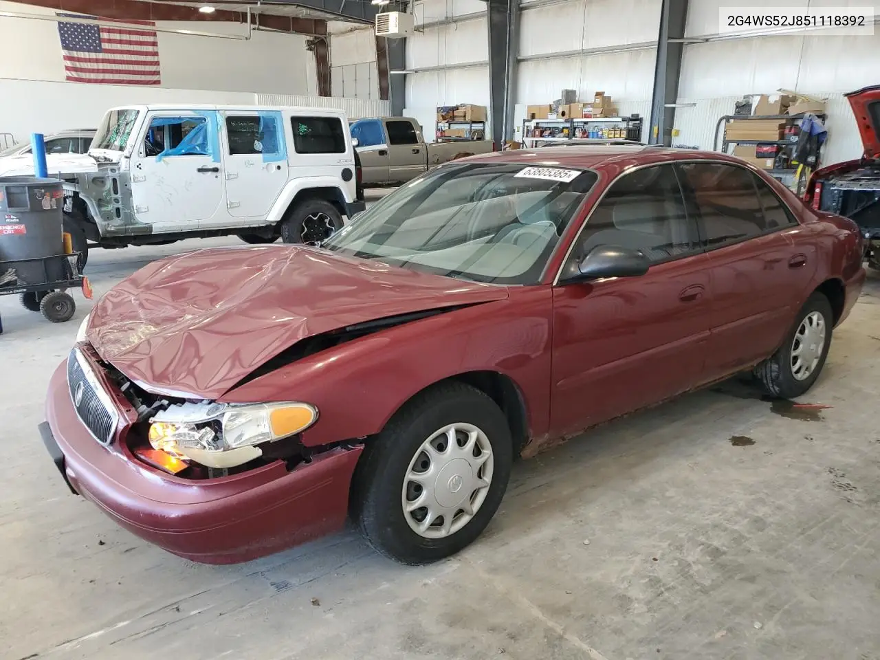 2005 Buick Century Custom VIN: 2G4WS52J851118392 Lot: 63805385