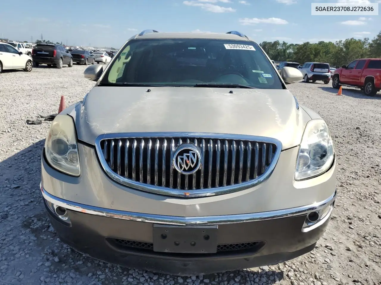 2008 Buick Enclave Cxl VIN: 5GAER23708J272636 Lot: 53093425