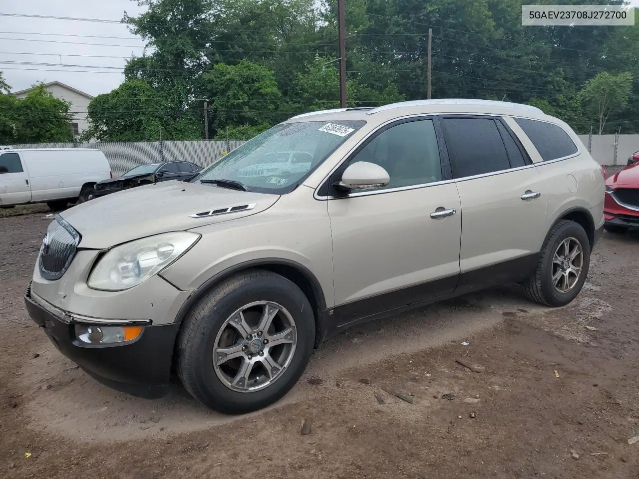 2008 Buick Enclave Cxl VIN: 5GAEV23708J272700 Lot: 62563975