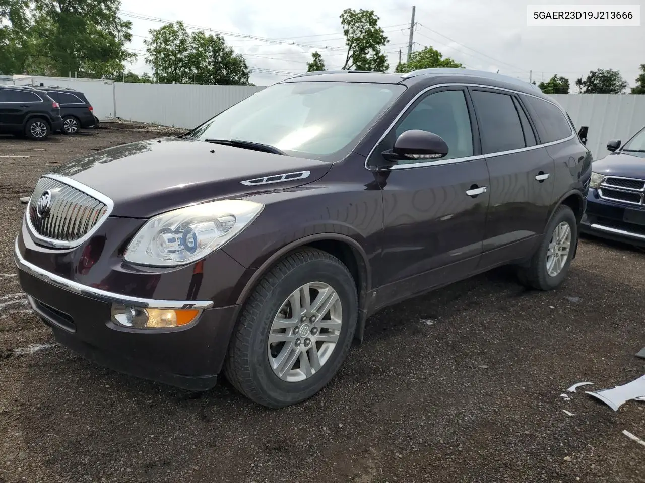 2009 Buick Enclave Cxl VIN: 5GAER23D19J213666 Lot: 62460855