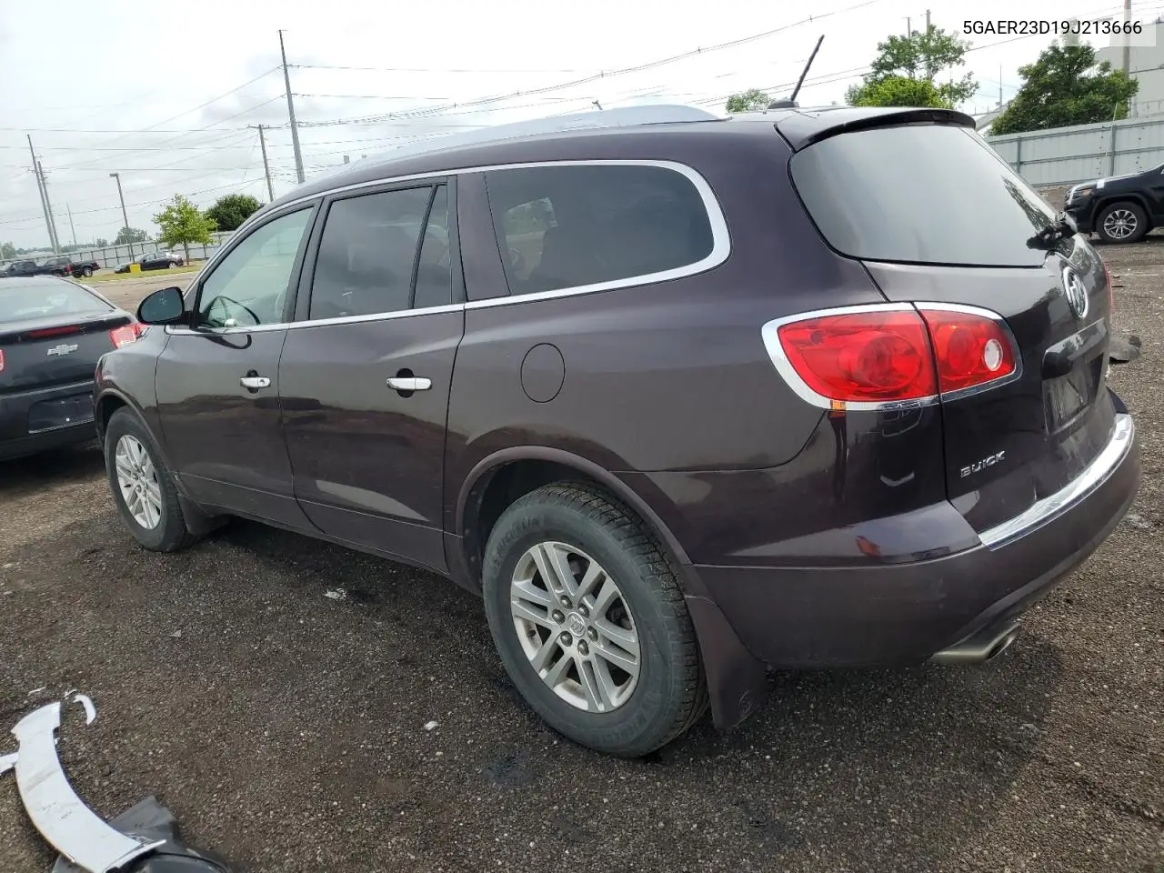 2009 Buick Enclave Cxl VIN: 5GAER23D19J213666 Lot: 62460855