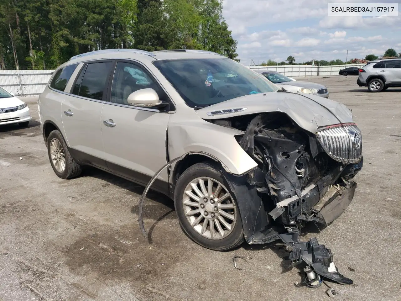 2010 Buick Enclave Cxl VIN: 5GALRBED3AJ157917 Lot: 52337915
