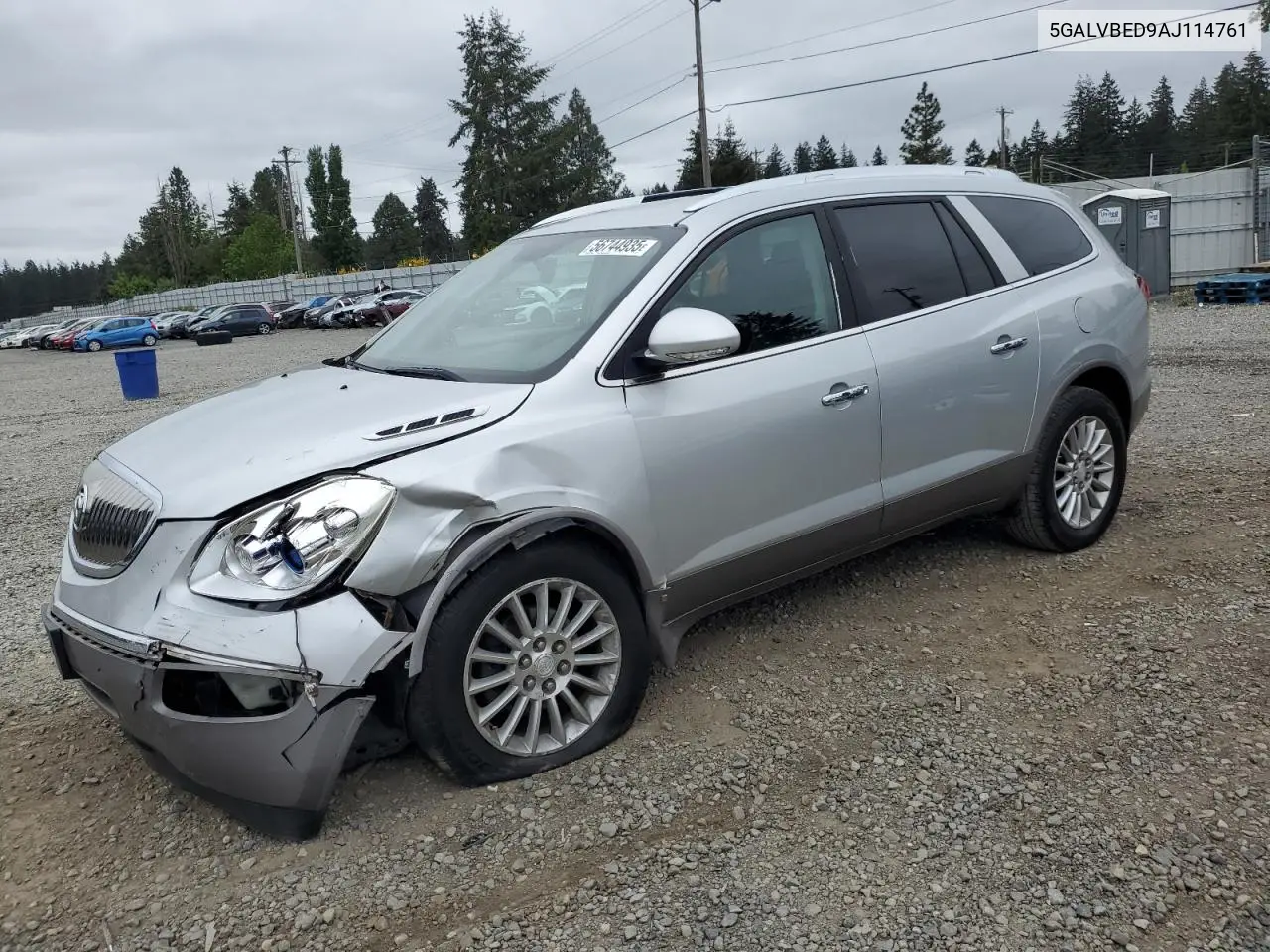 2010 Buick Enclave Cxl VIN: 5GALVBED9AJ114761 Lot: 56744935