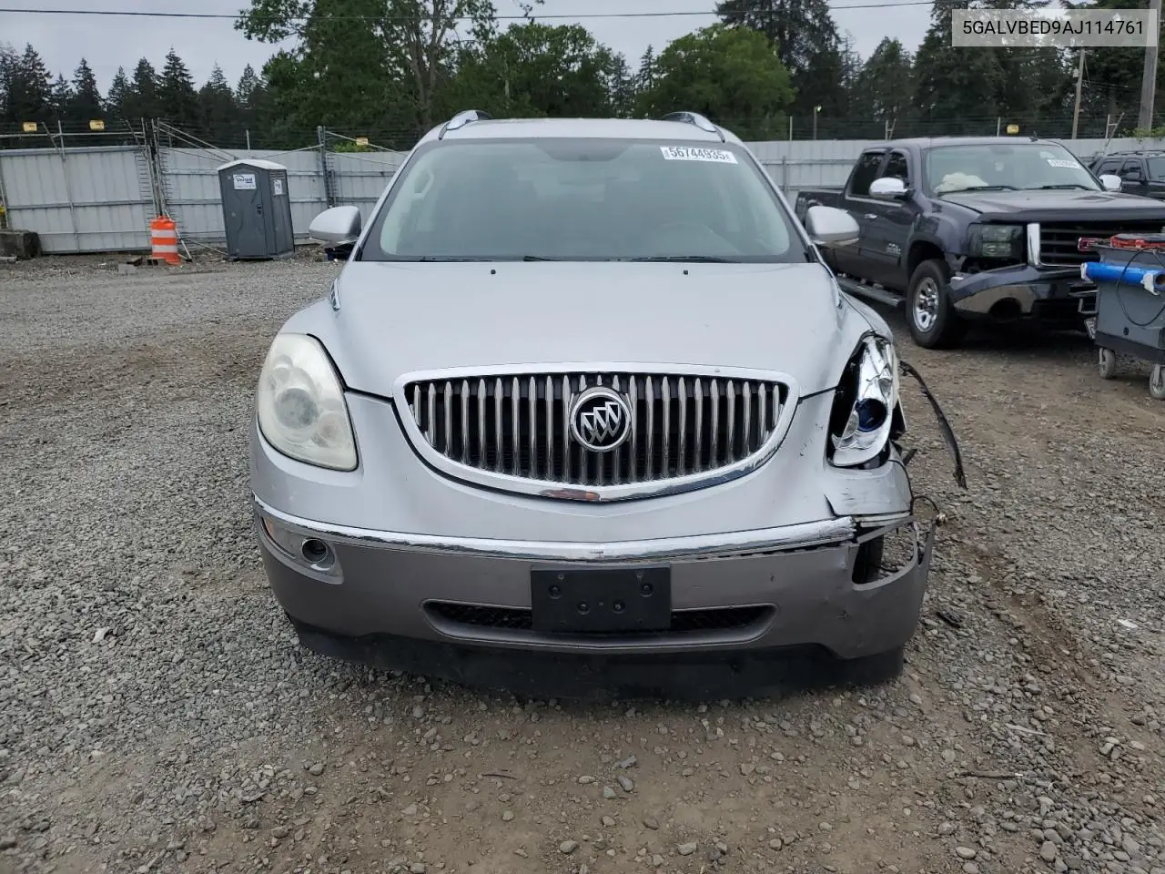 2010 Buick Enclave Cxl VIN: 5GALVBED9AJ114761 Lot: 56744935