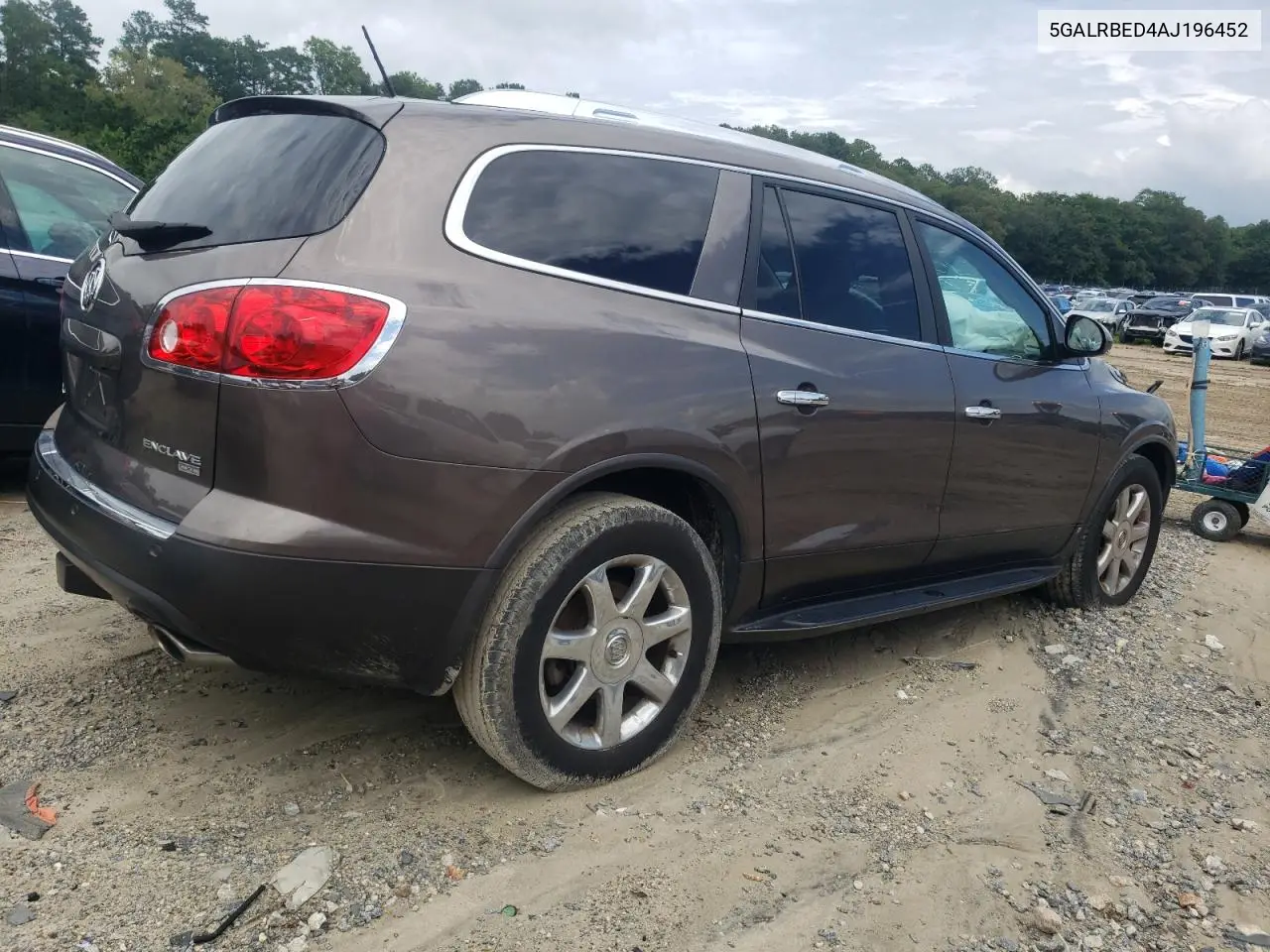 2010 Buick Enclave Cxl VIN: 5GALRBED4AJ196452 Lot: 63801375