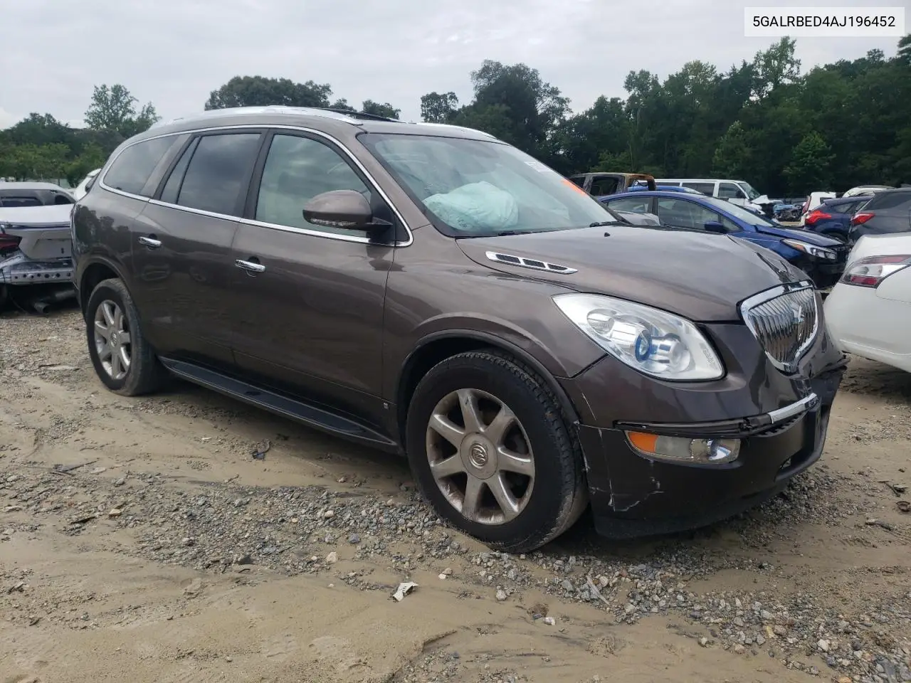 2010 Buick Enclave Cxl VIN: 5GALRBED4AJ196452 Lot: 63801375
