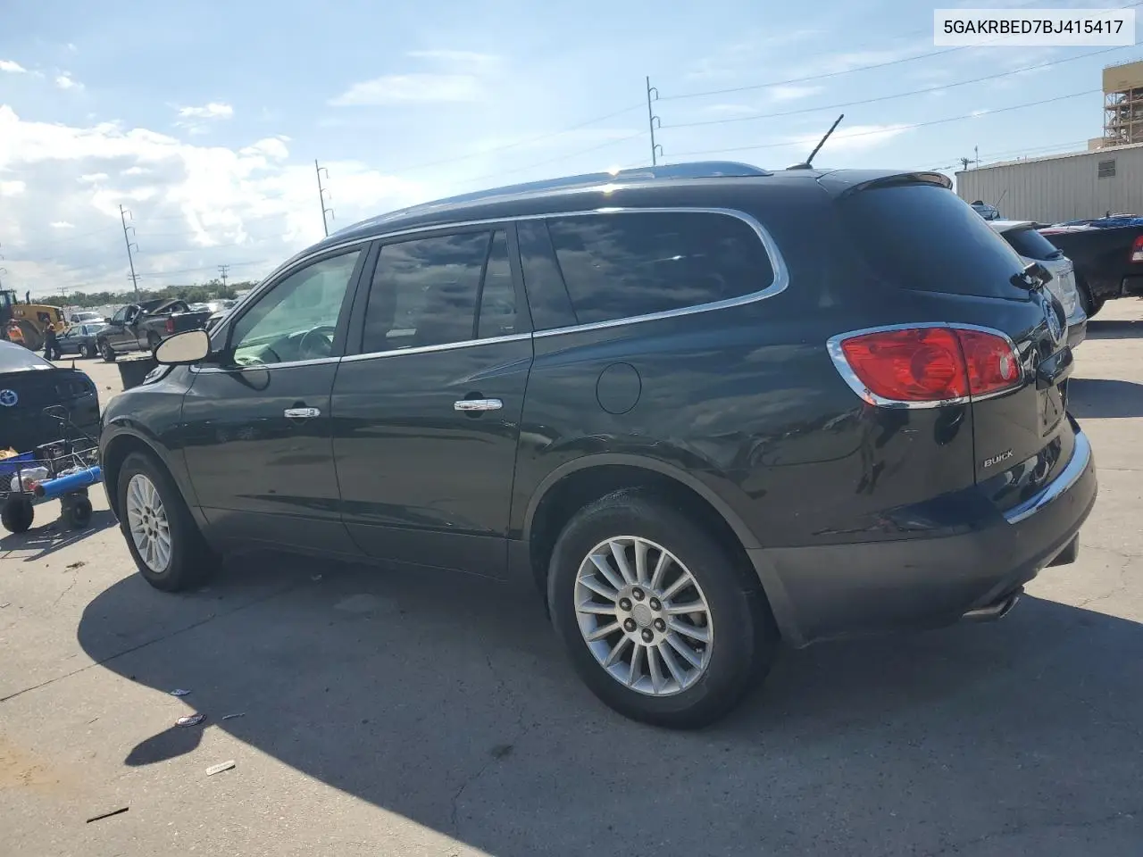 2011 Buick Enclave Cxl VIN: 5GAKRBED7BJ415417 Lot: 55973765