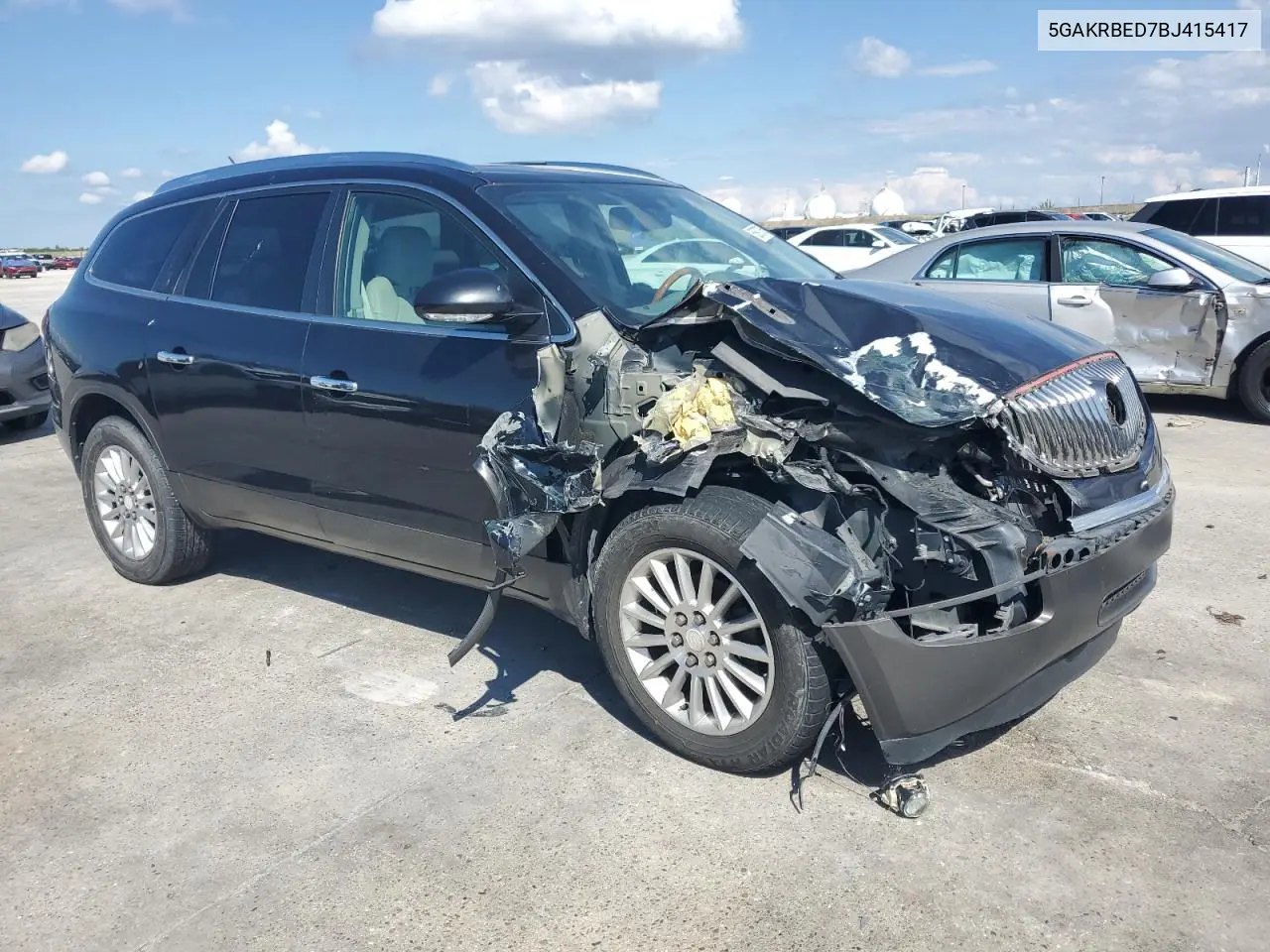 2011 Buick Enclave Cxl VIN: 5GAKRBED7BJ415417 Lot: 55973765