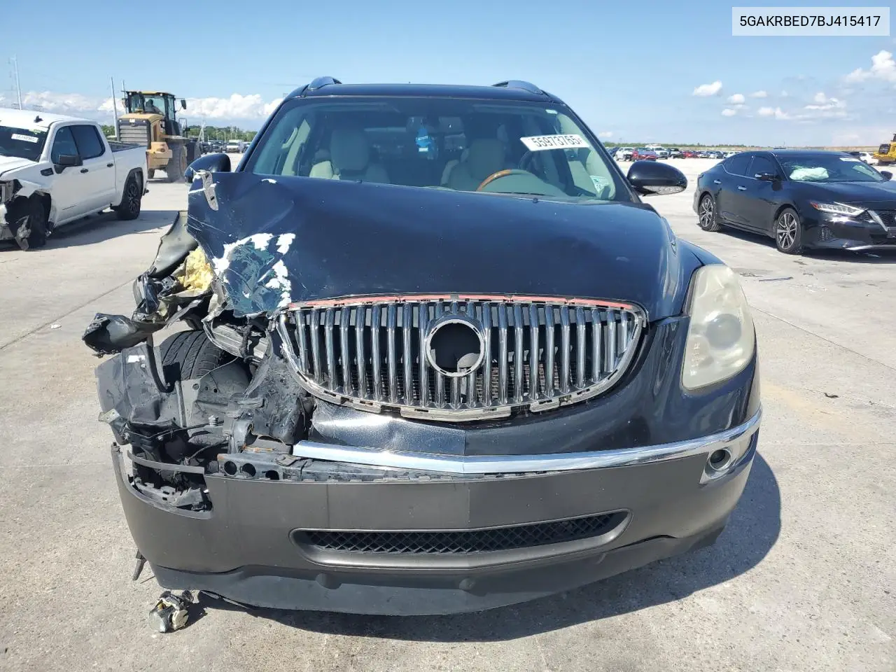2011 Buick Enclave Cxl VIN: 5GAKRBED7BJ415417 Lot: 55973765