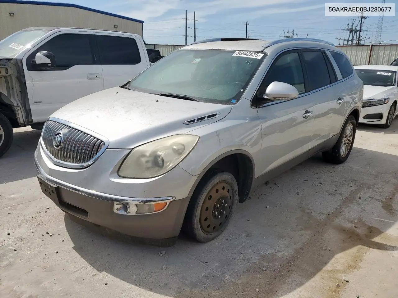 2011 Buick Enclave Cx VIN: 5GAKRAED0BJ280677 Lot: 56942825