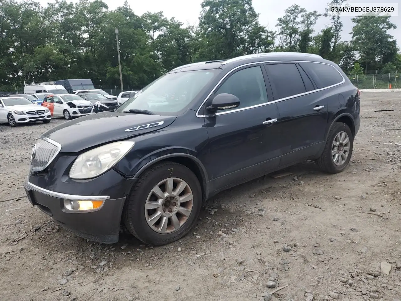 2011 Buick Enclave Cxl VIN: 5GAKVBED6BJ378629 Lot: 62458605