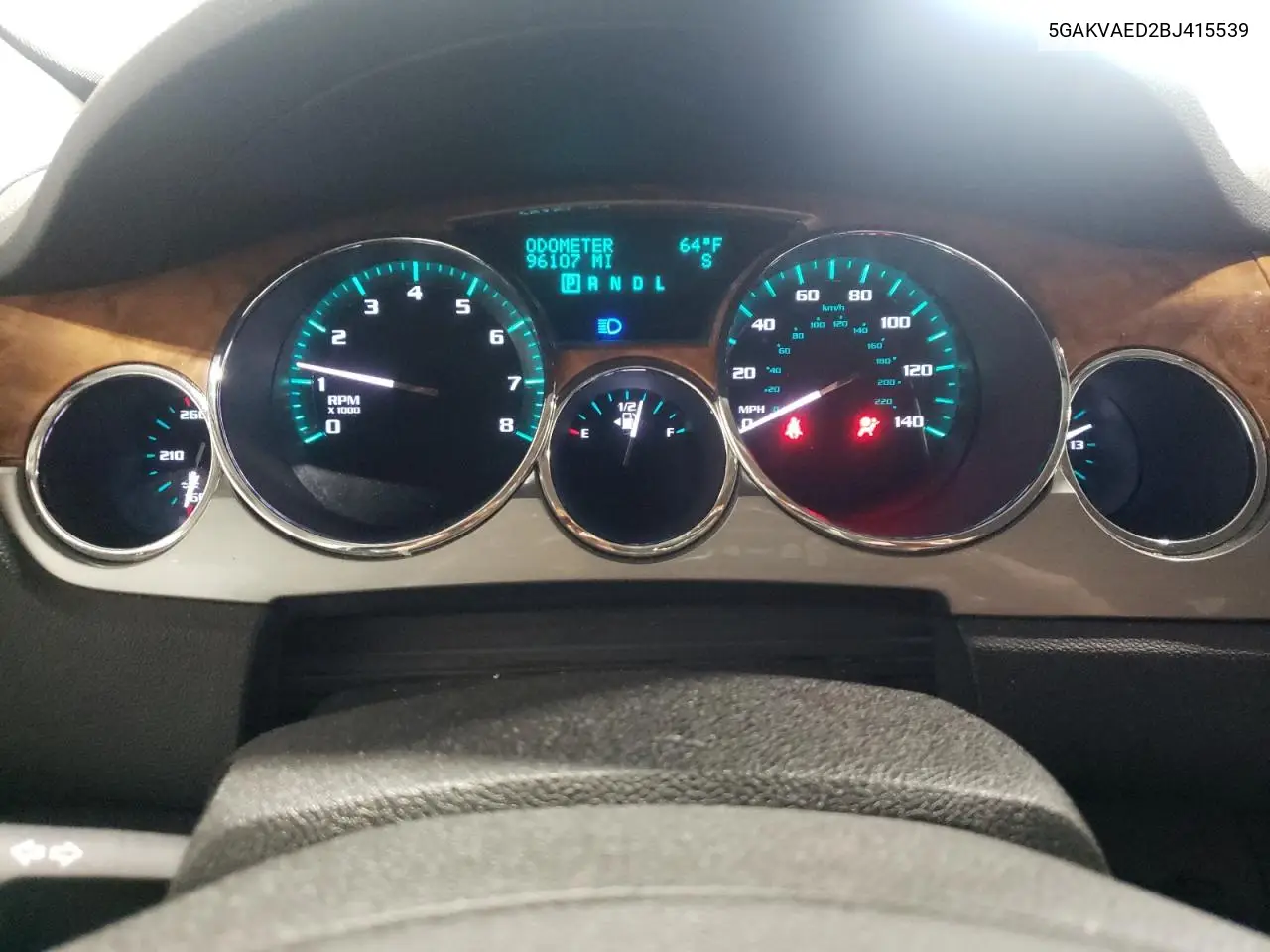 2011 Buick Enclave Cx VIN: 5GAKVAED2BJ415539 Lot: 62844945