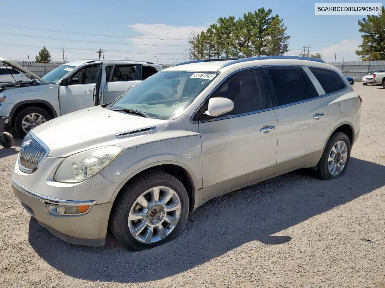 2011 Buick Enclave Cxl VIN: 5GAKRCED8BJ290546 Lot: 64461945