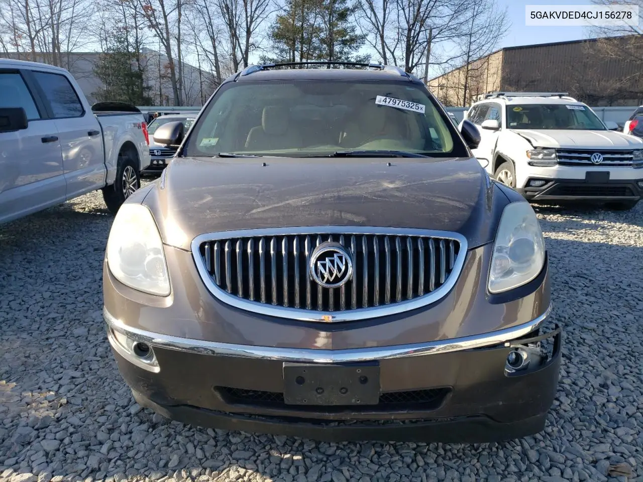 2012 Buick Enclave VIN: 5GAKVDED4CJ156278 Lot: 47975325