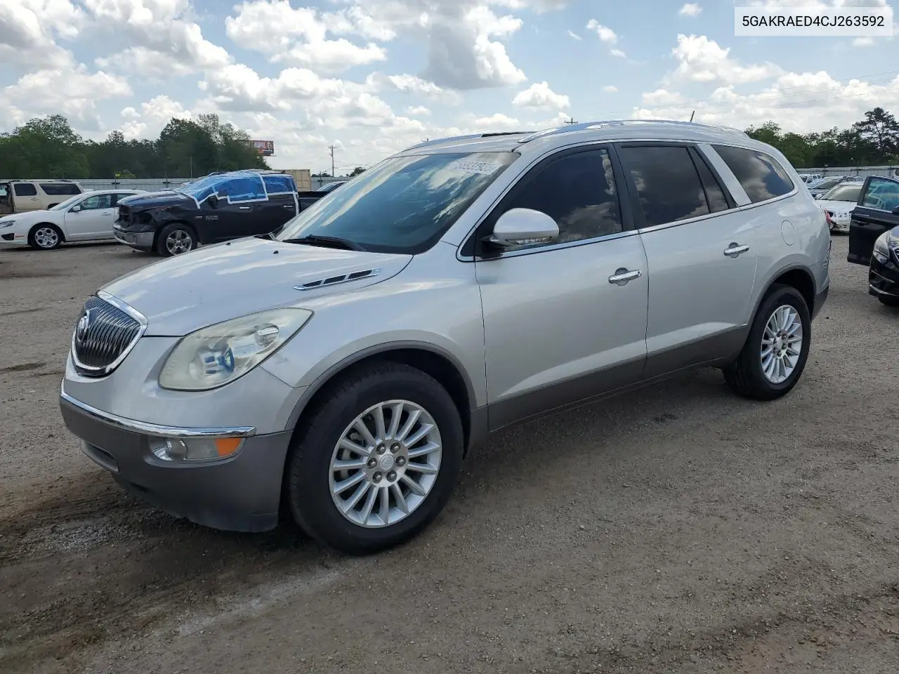2012 Buick Enclave VIN: 5GAKRAED4CJ263592 Lot: 55932935