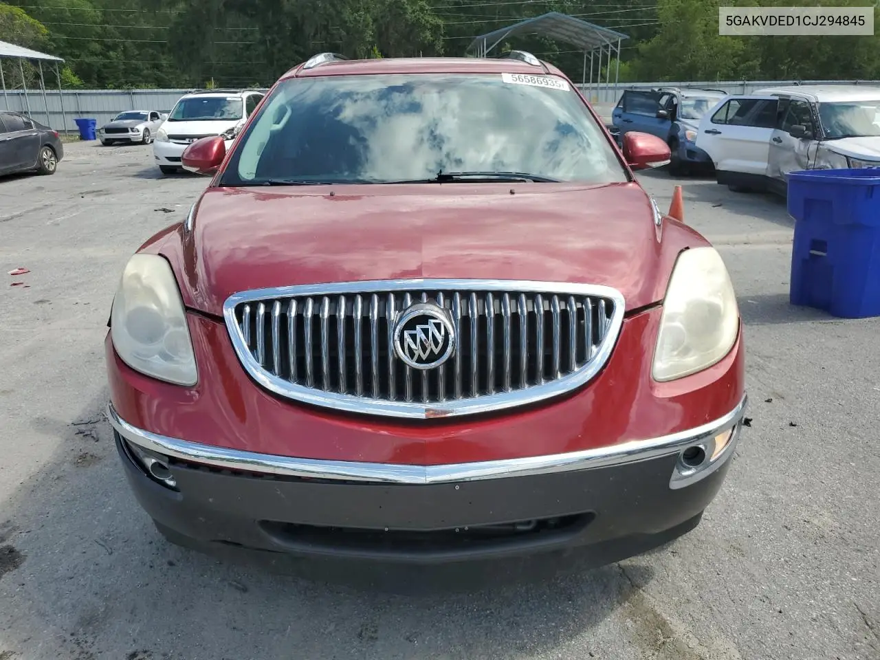 2012 Buick Enclave VIN: 5GAKVDED1CJ294845 Lot: 56586935