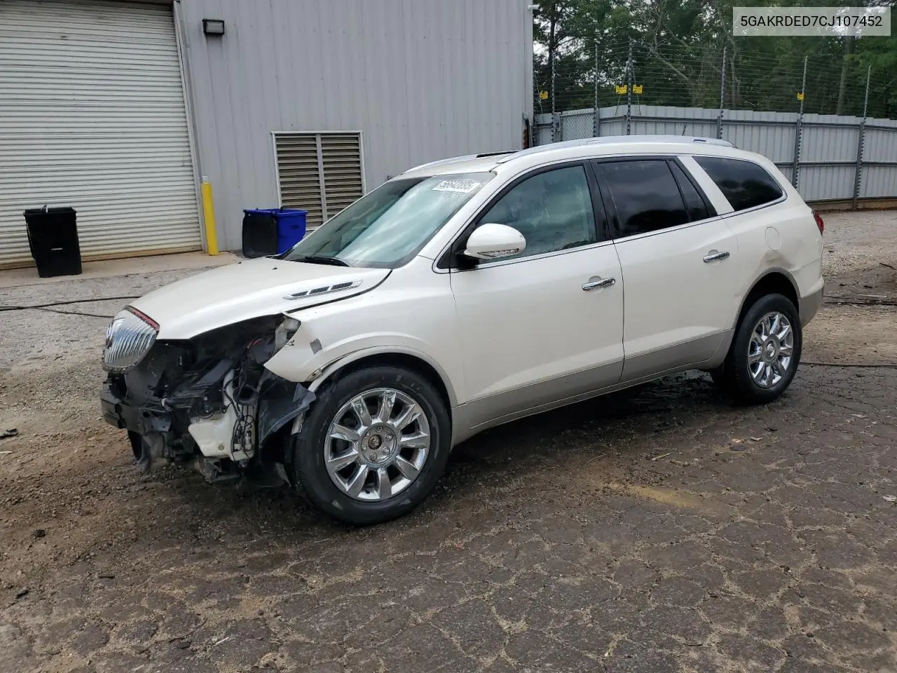 2012 Buick Enclave VIN: 5GAKRDED7CJ107452 Lot: 56642895
