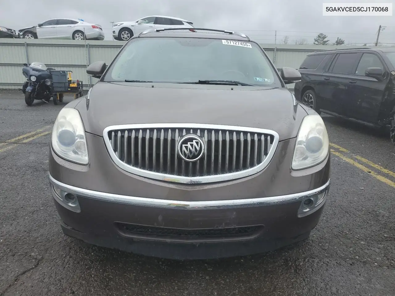 2012 Buick Enclave VIN: 5GAKVCED5CJ170068 Lot: 57127455
