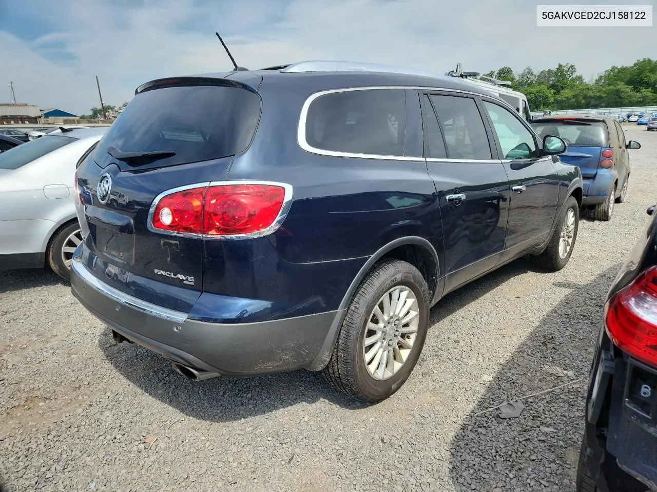 2012 Buick Enclave VIN: 5GAKVCED2CJ158122 Lot: 61900685