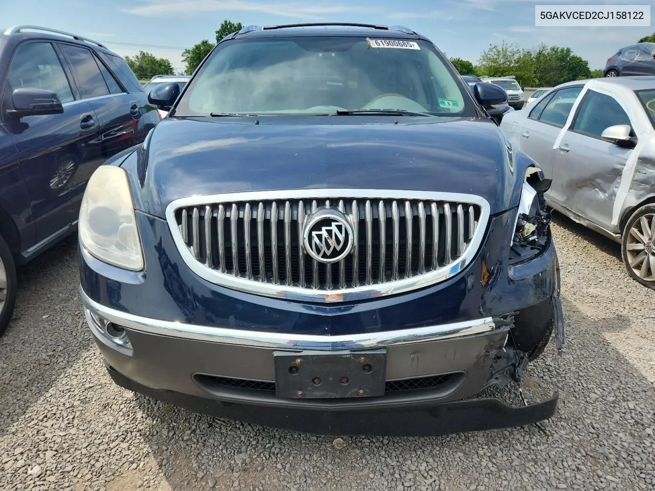 2012 Buick Enclave VIN: 5GAKVCED2CJ158122 Lot: 61900685