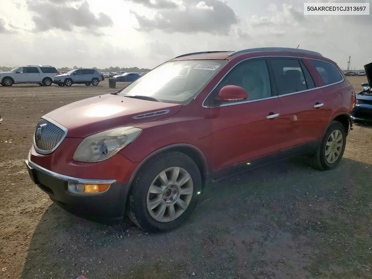 2012 Buick Enclave VIN: 5GAKRCED1CJ313697 Lot: 63005885
