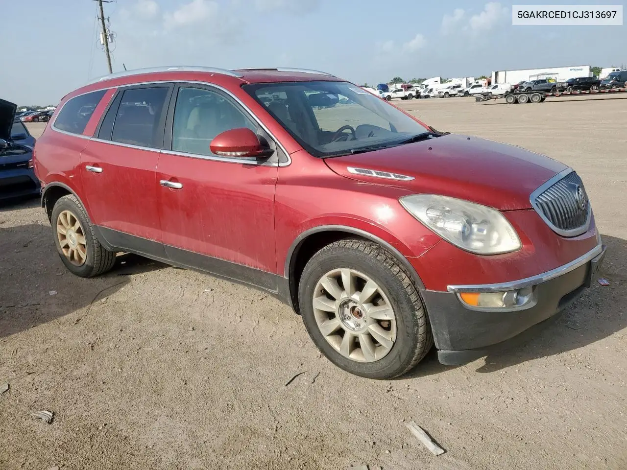 2012 Buick Enclave VIN: 5GAKRCED1CJ313697 Lot: 63005885