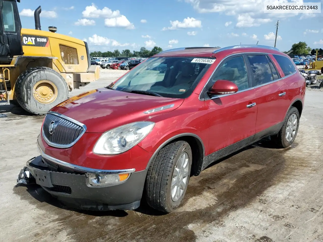 2012 Buick Enclave VIN: 5GAKRCED2CJ212443 Lot: 63258365