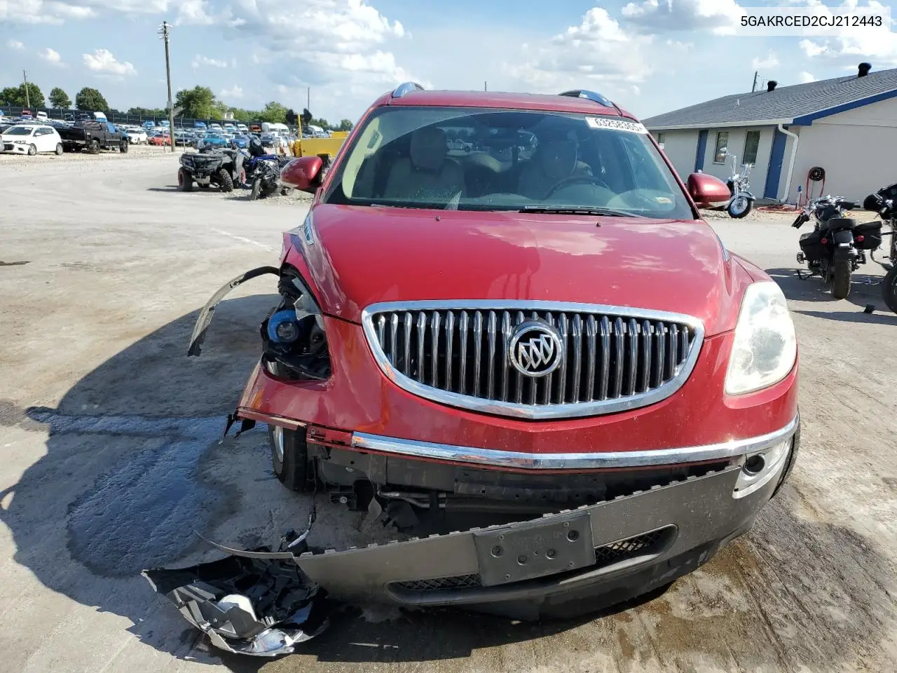 2012 Buick Enclave VIN: 5GAKRCED2CJ212443 Lot: 63258365