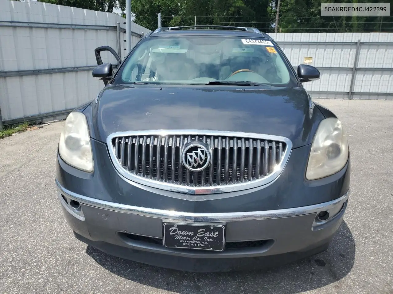 2012 Buick Enclave VIN: 5GAKRDED4CJ422399 Lot: 64373435