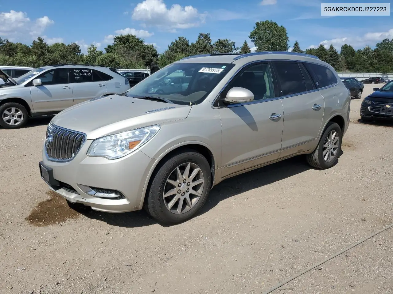 2013 Buick Enclave VIN: 5GAKRCKD0DJ227223 Lot: 61769955