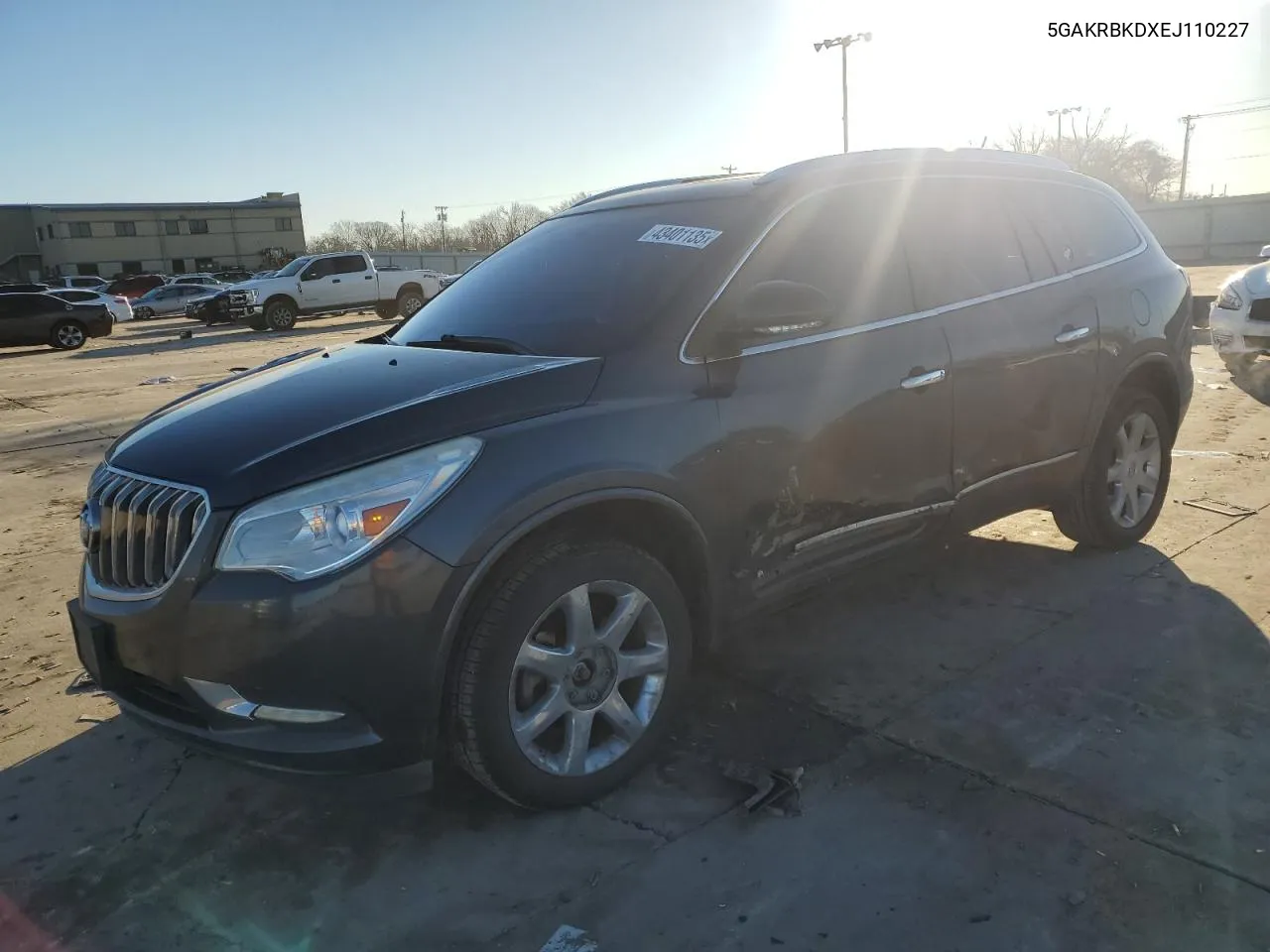 2014 Buick Enclave VIN: 5GAKRBKDXEJ110227 Lot: 43401135