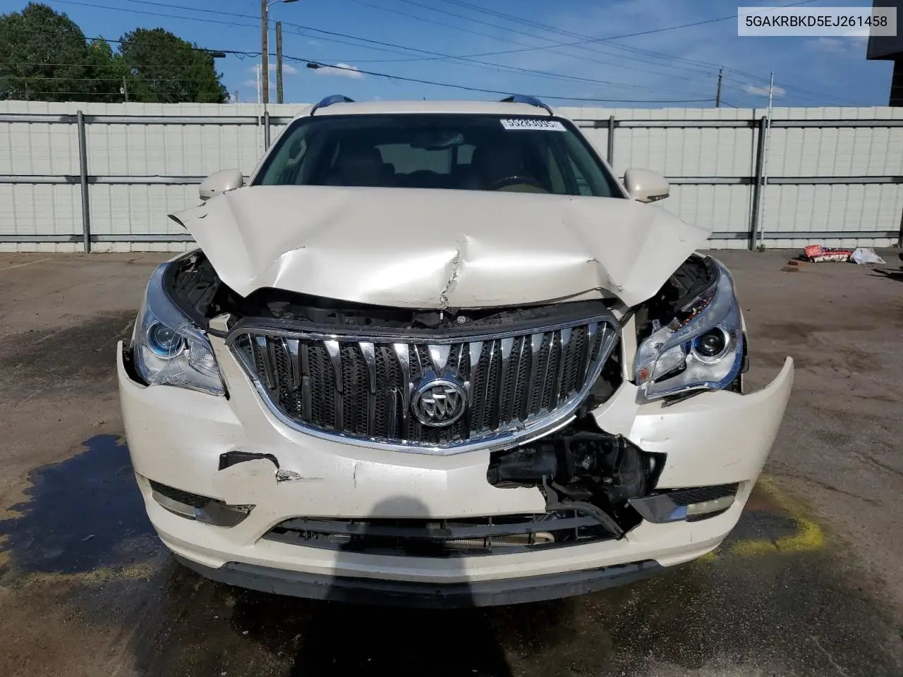 2014 Buick Enclave VIN: 5GAKRBKD5EJ261458 Lot: 55283095
