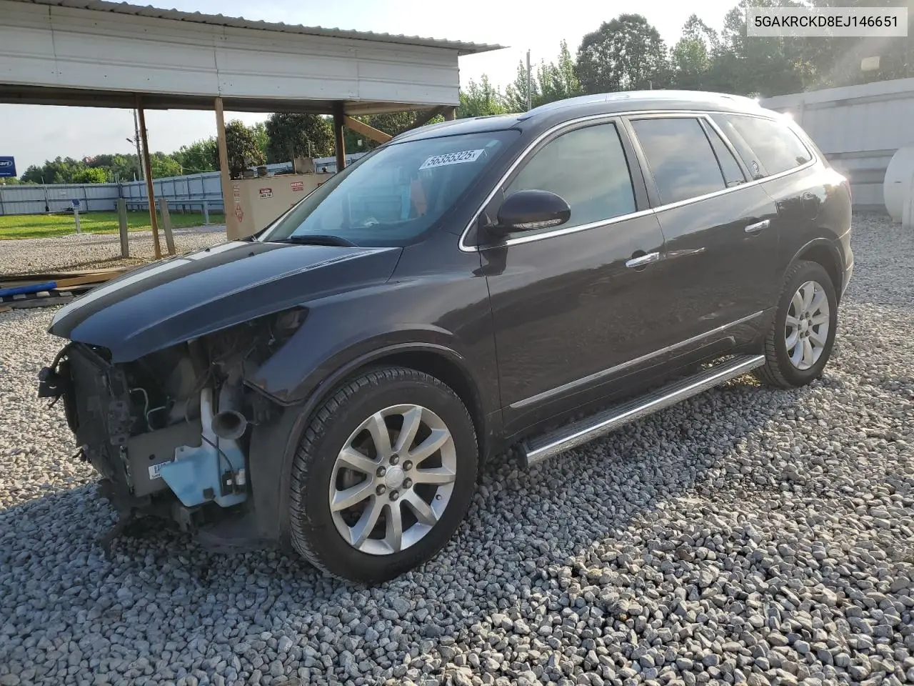 2014 Buick Enclave VIN: 5GAKRCKD8EJ146651 Lot: 56355325